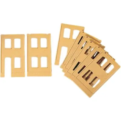 Billig Auhagen 80606 Wände 2323A und Wände 2323B gelb H0